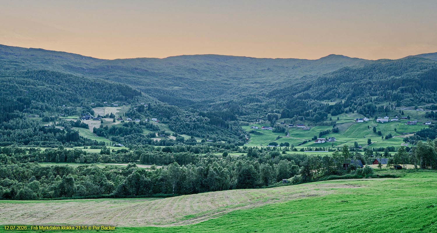 Frå Myrkdalen klokka 21.51