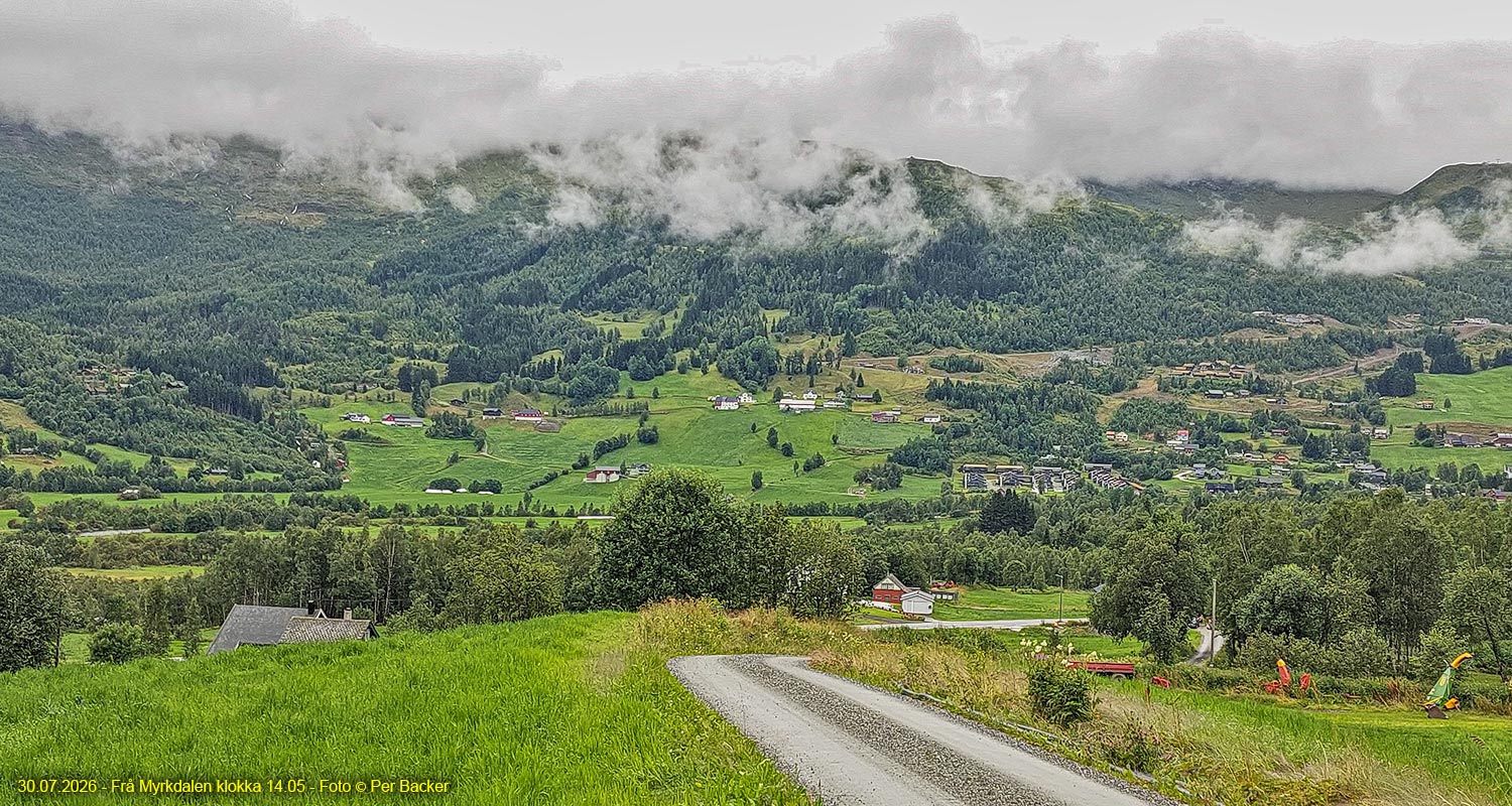 Frå Myrkdalen klokka 14.05