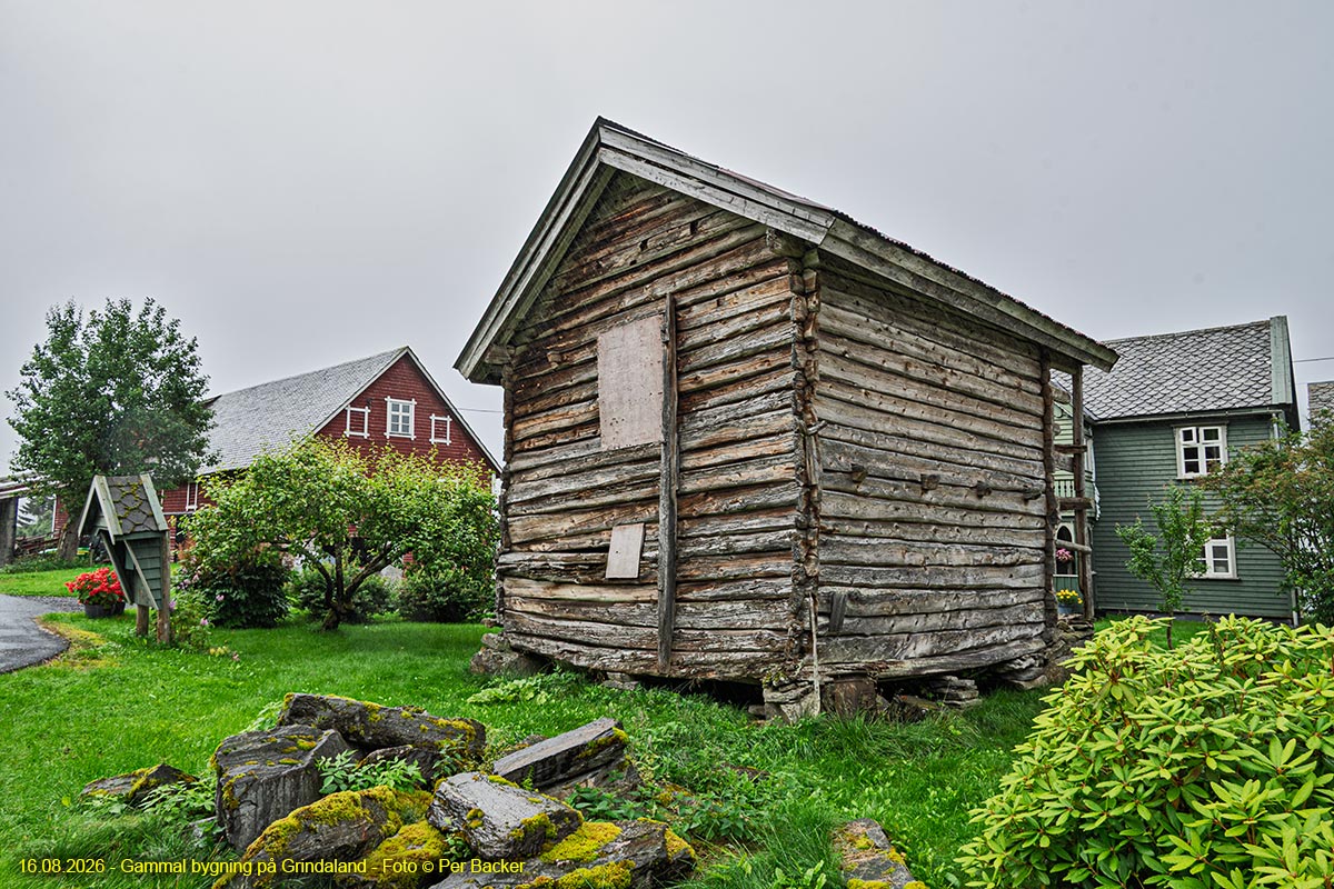 Gammal bygning på Grindaland
