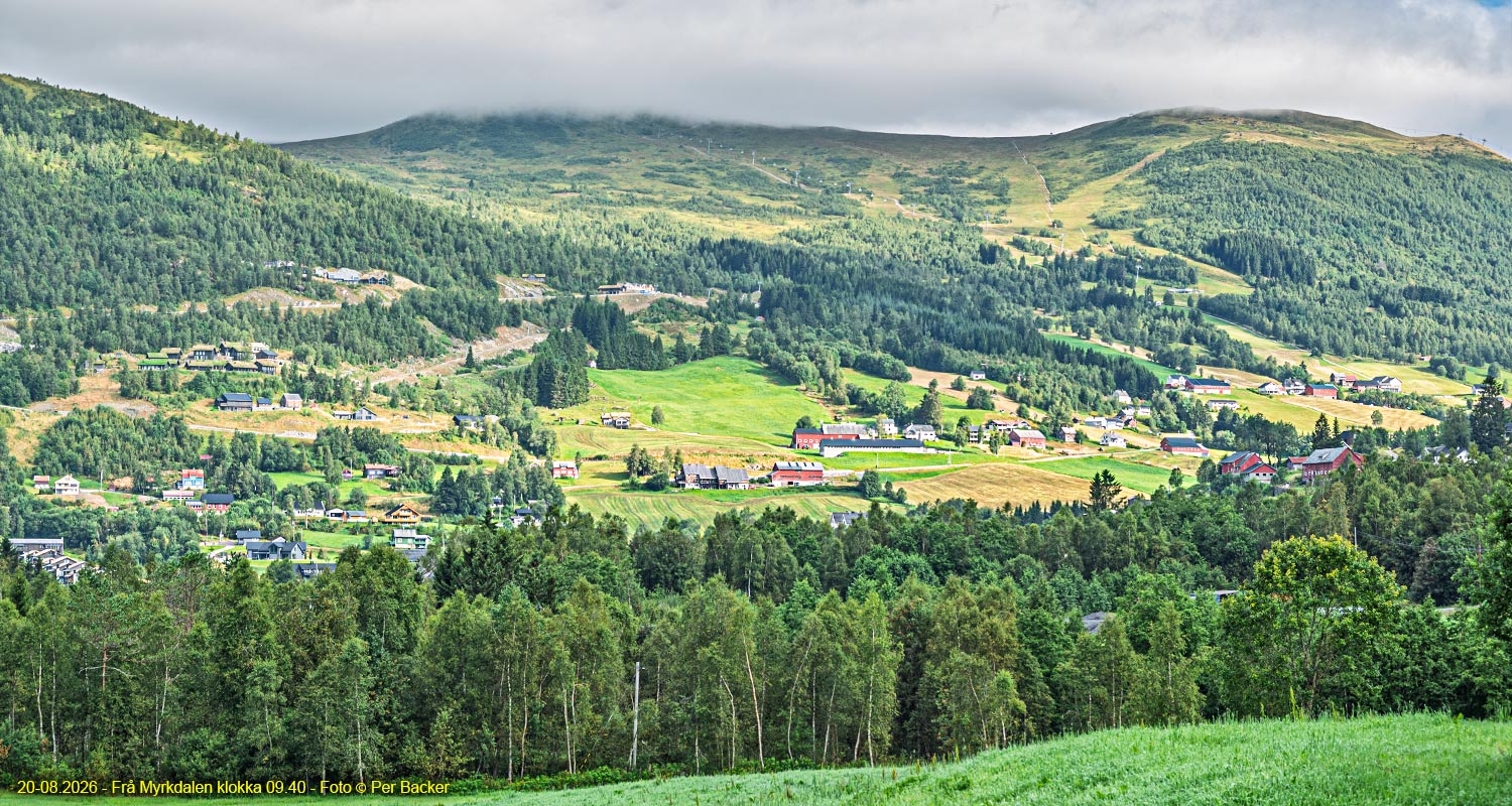 Frå Myrkdalen klokka 09.40