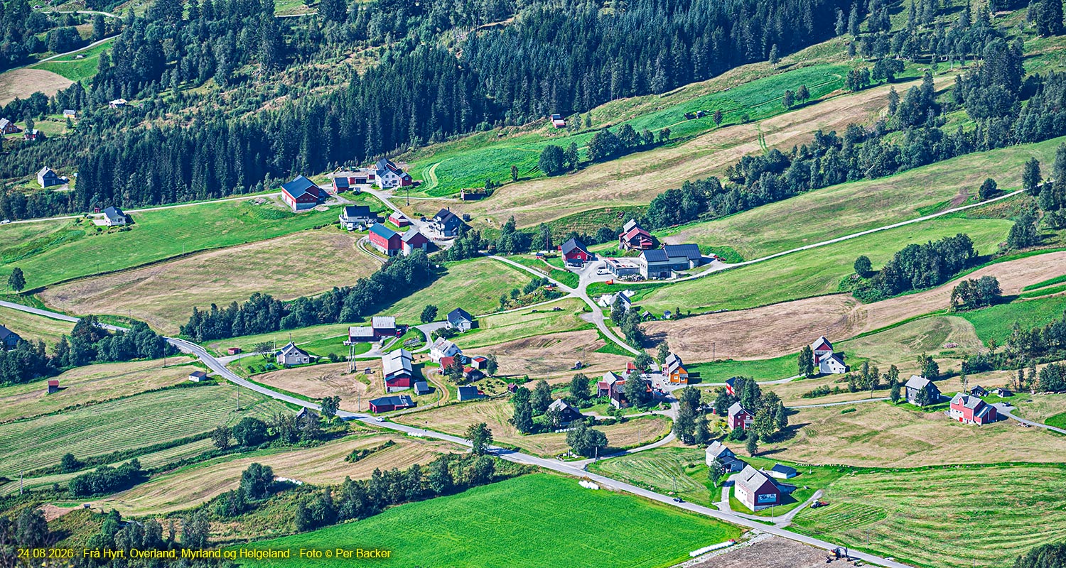 Frå Hyrt, Overland, Myrland og Helgeland