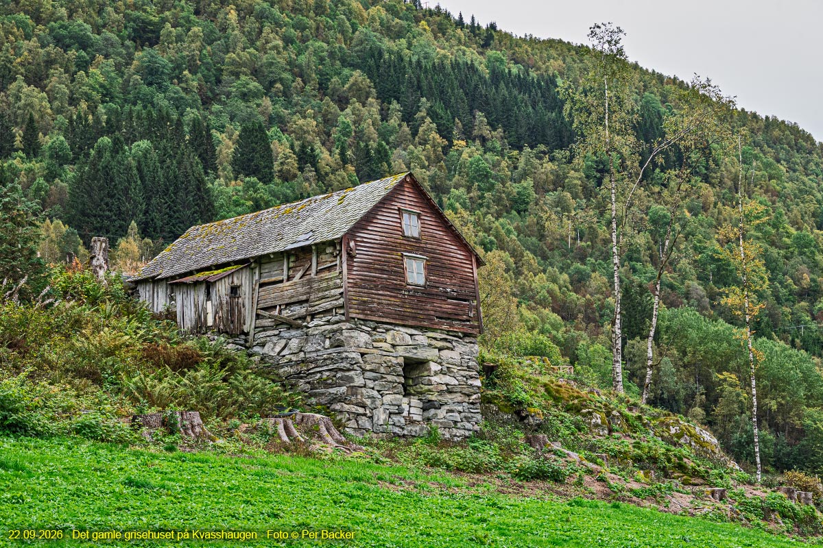 Det gamle grisehuset på Kvasshaugen
