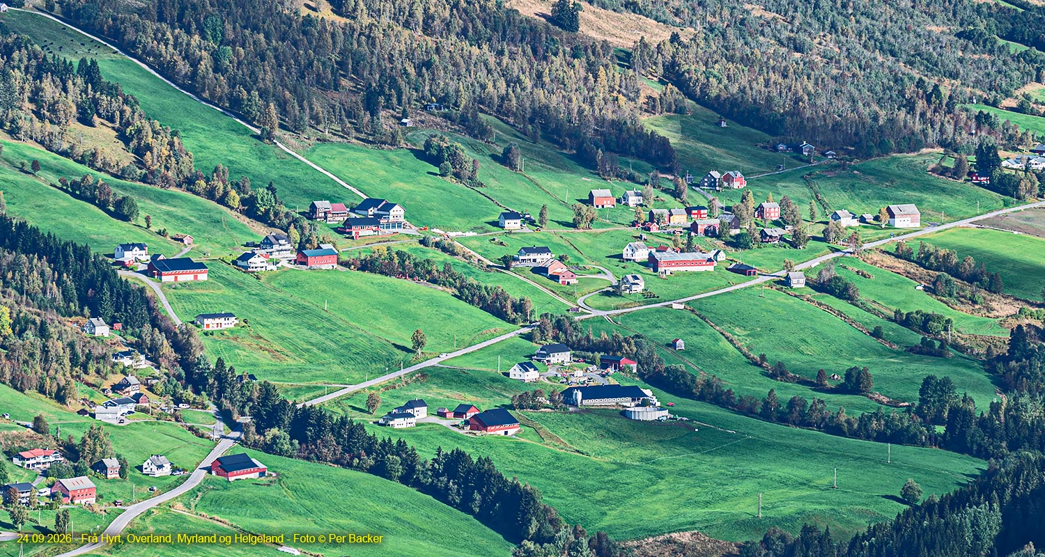 Frå Hyrt, Overland, Myrland og Helgeland