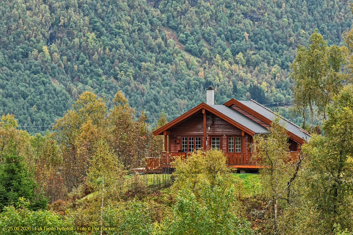 Frå Tveite hyttefelt