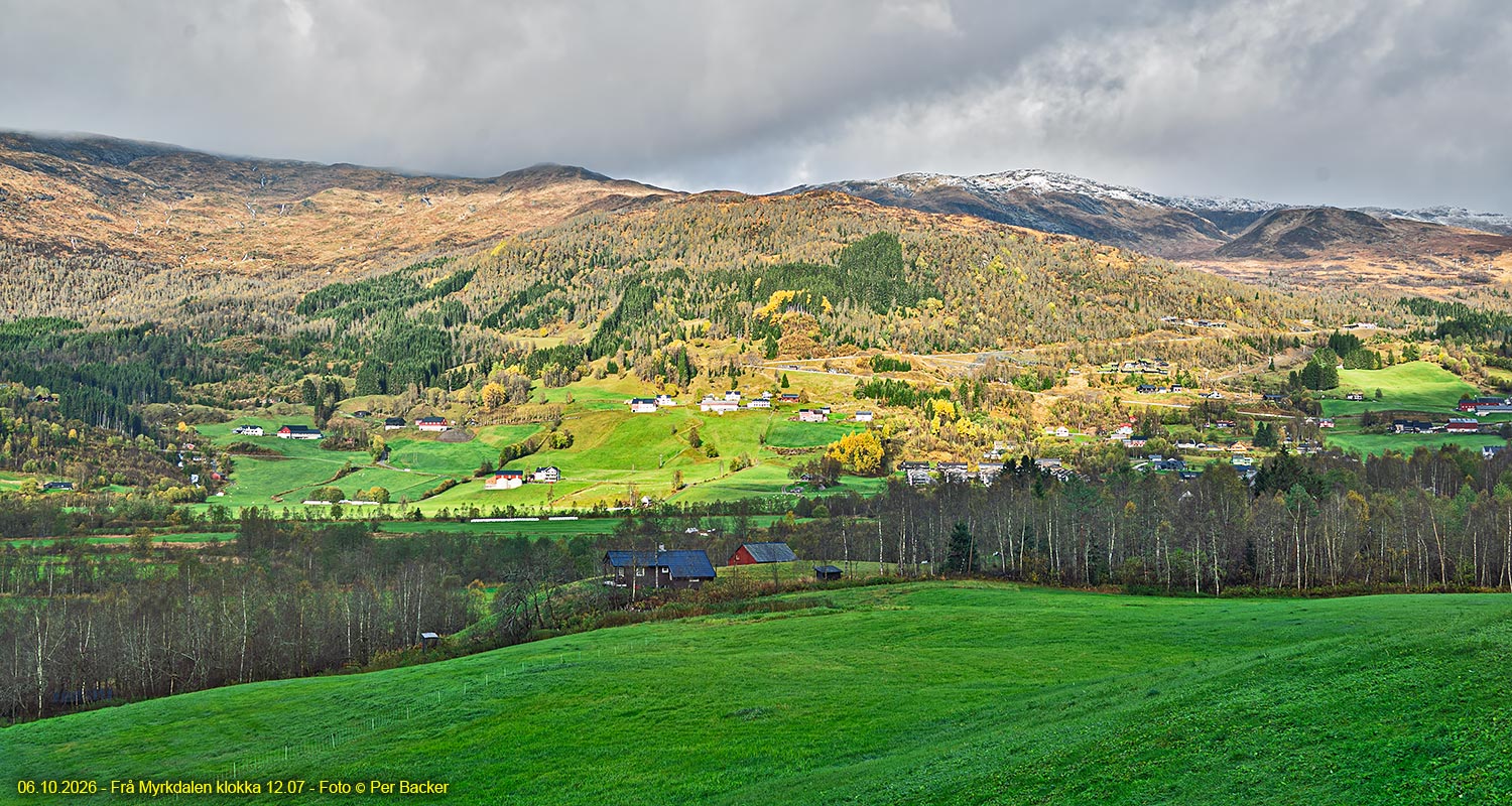 Frå Myrkdalen klokka 12.07